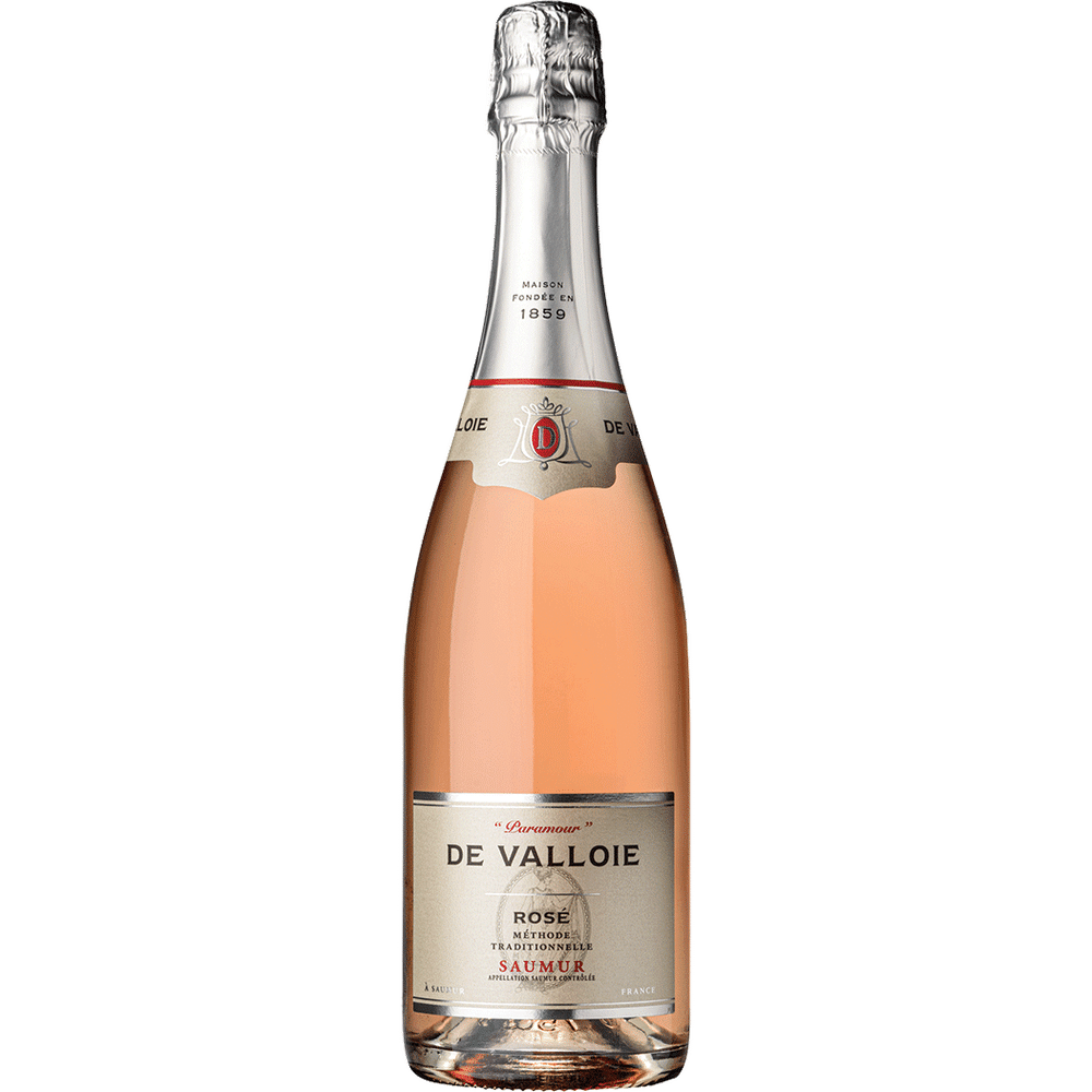 De Valloie Saumur Rose Brut Sparkling Wine 750ml