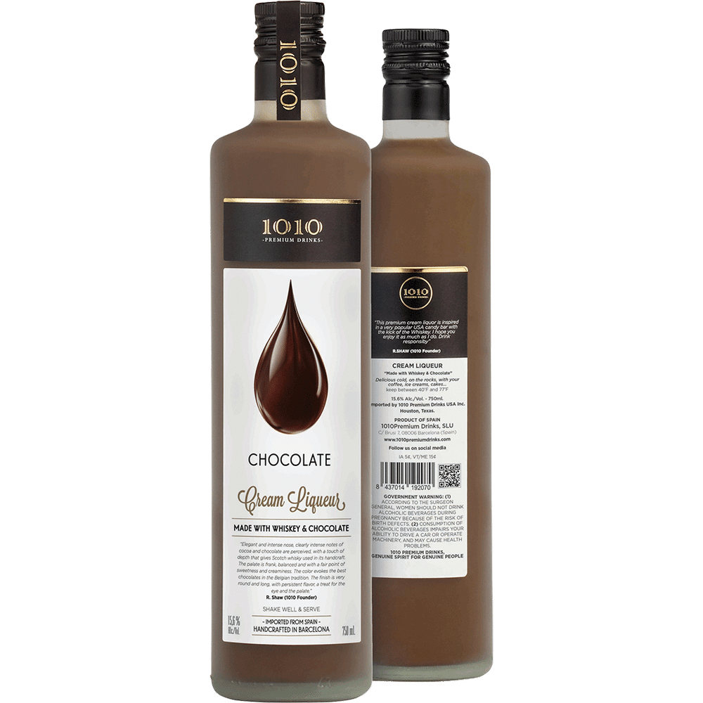 1010 Chocolate Cream Whisky Liqueur Total Wine & More