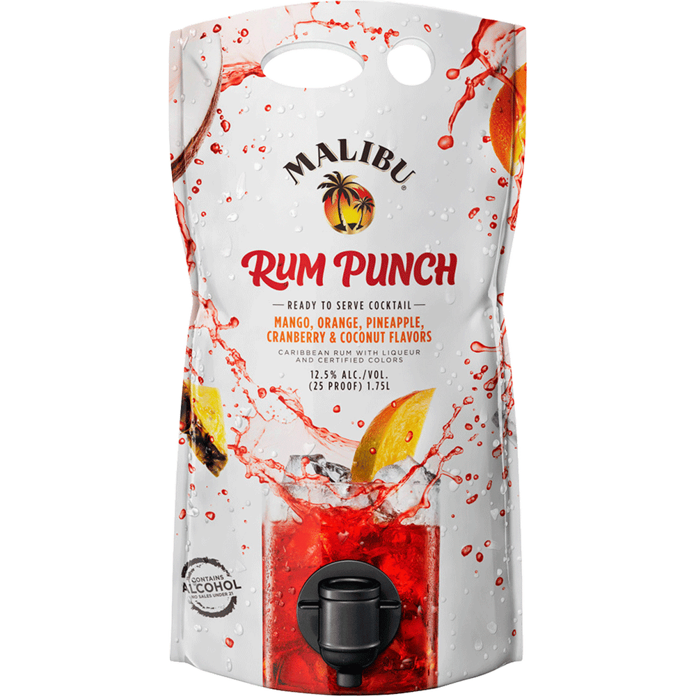 Malibu Rum Punch Pouch Ready To Drink 1.75L