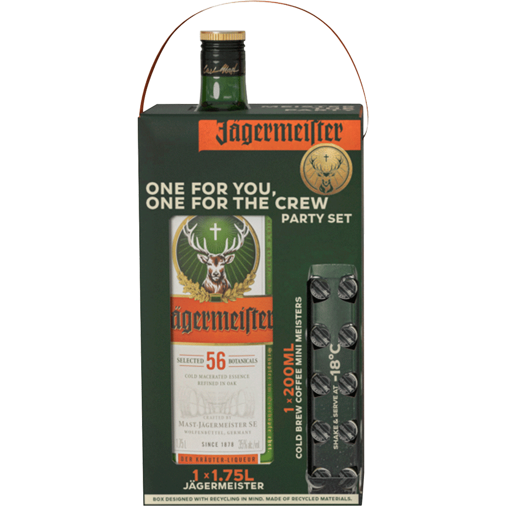 Jagermeister w/ Jagermeister Cold Brew MiniMeisters | Total Wine & More