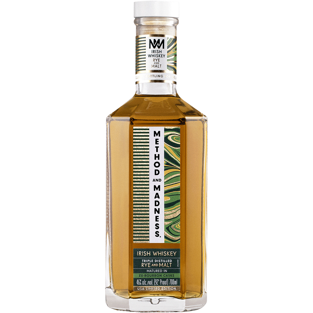 Method & Madness Rye and Malt Irish Whiskey 700ml Bottle