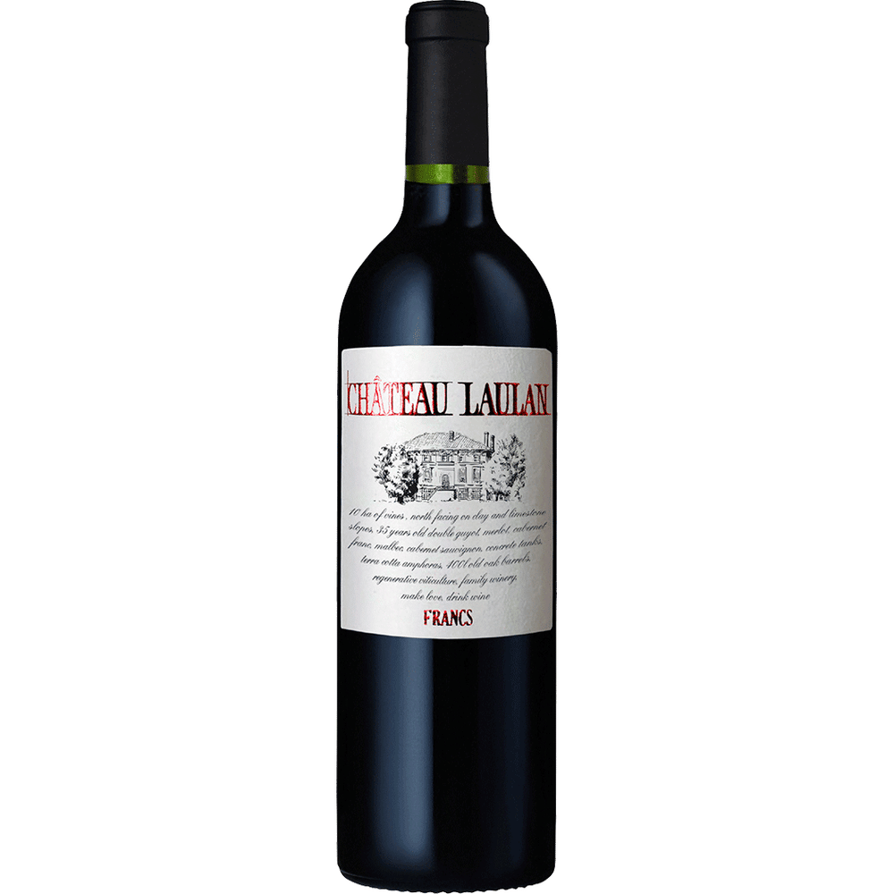 Chateau Laulan Francs Cotes de Bordeaux Vegan, 2018 750ml