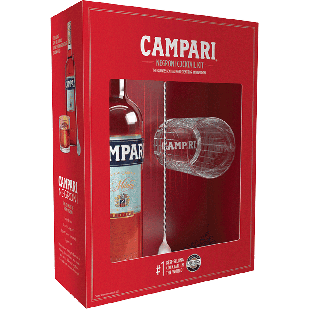 Campari Negroni Cocktail Kit Gift Set
