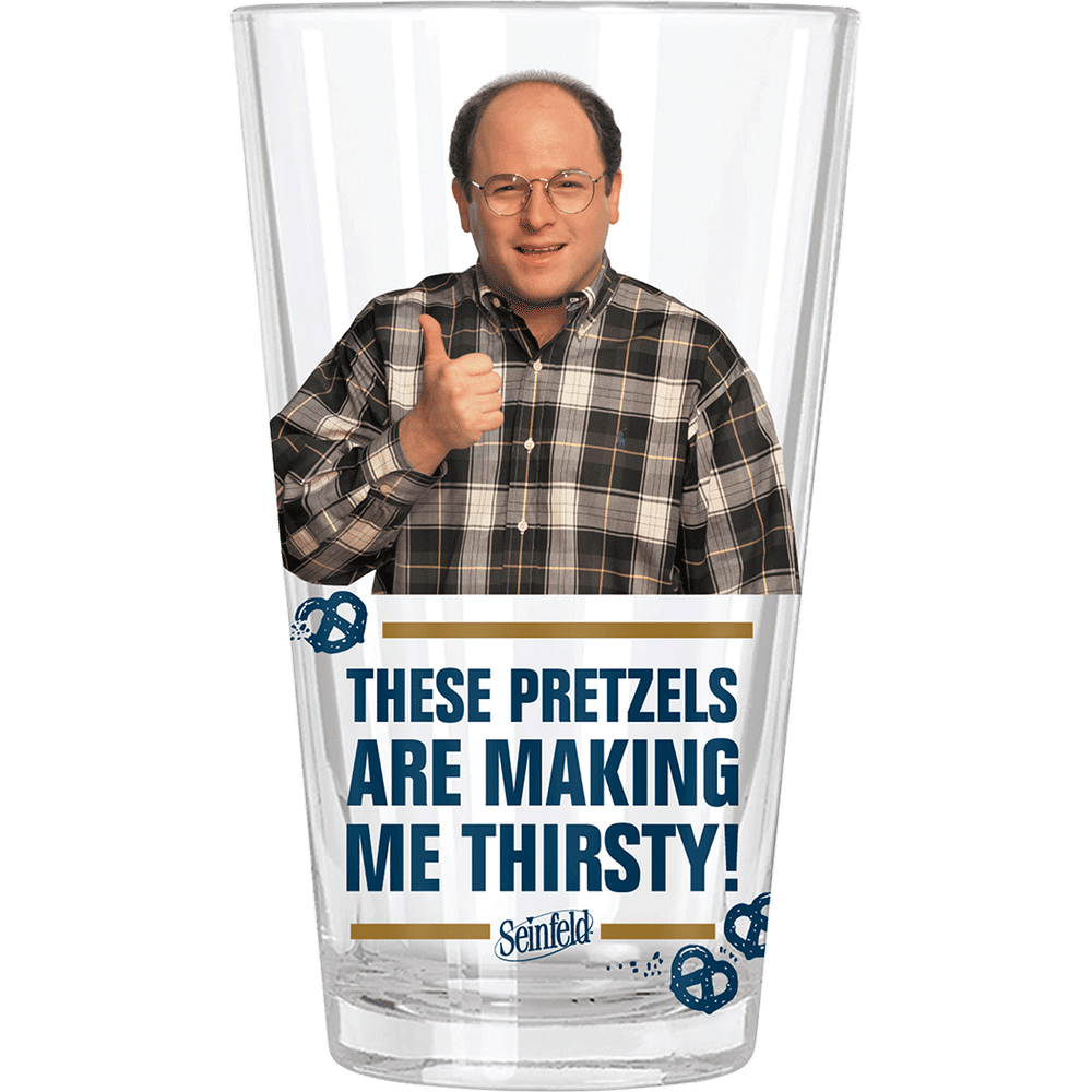 Seinfeld - Pretzels Pint Glass 