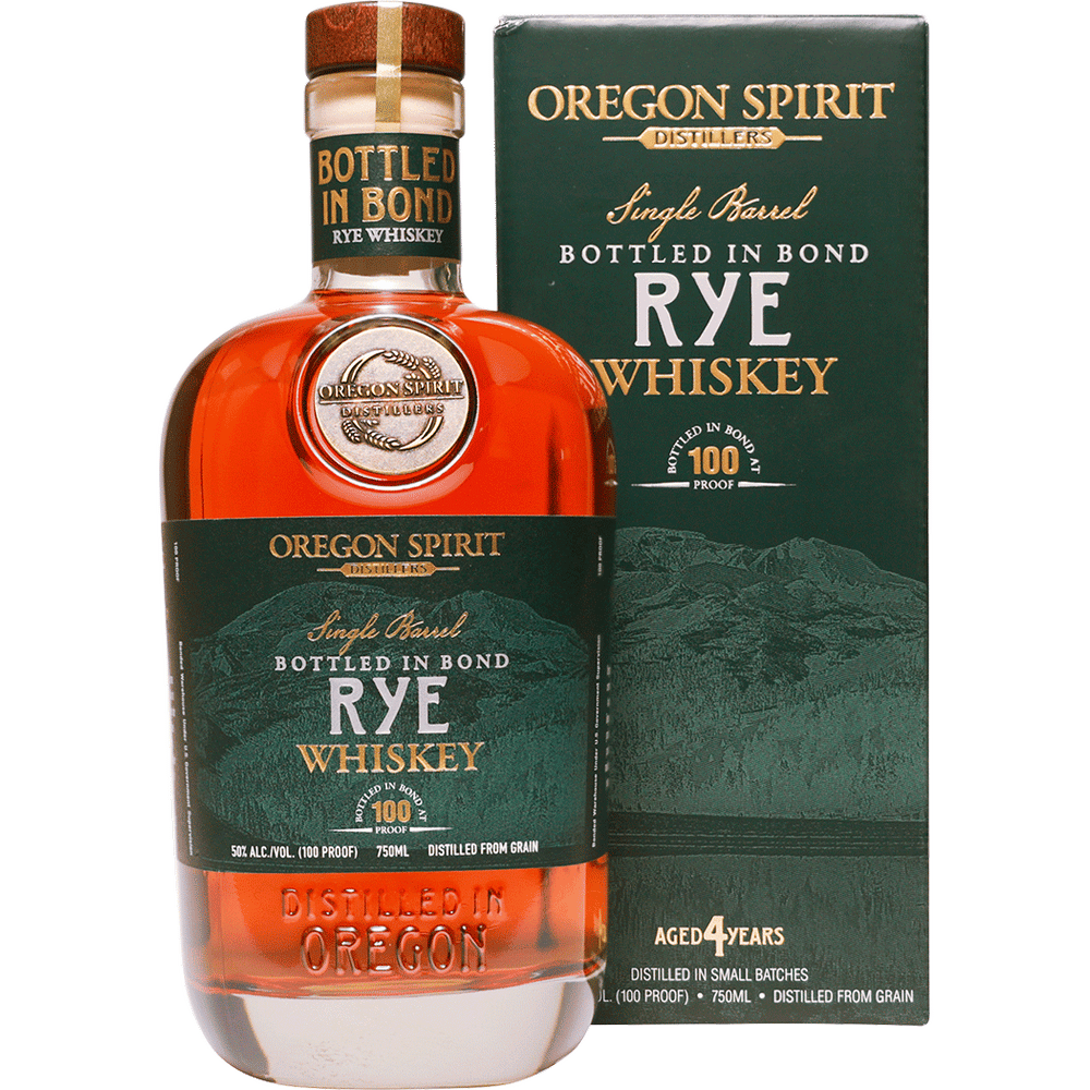 Oregon Spirit Bottled-In-Bond Rye Single Barrel 750ml
