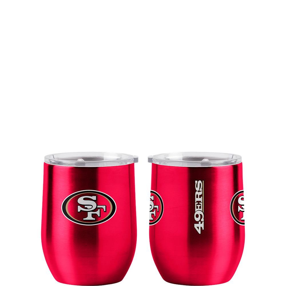 San Francisco 49ers 16oz Gameday Stainless Curved Beverage 