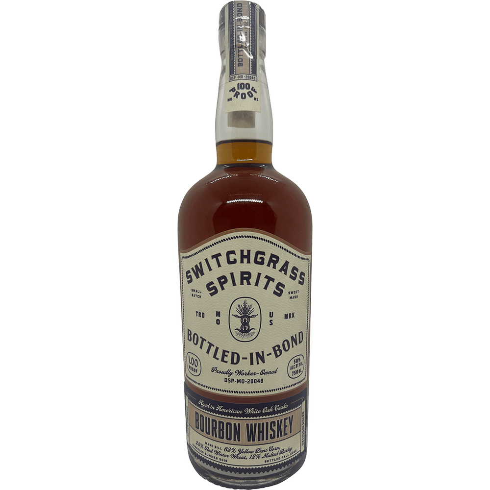 Switchgrass Spirits Bottled in Bond Bourbon Whiskey Total Wine & More