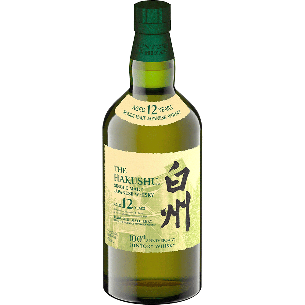 Hakushu Japanese Whisky 12Yr 100th Anniversary Edition 750ml