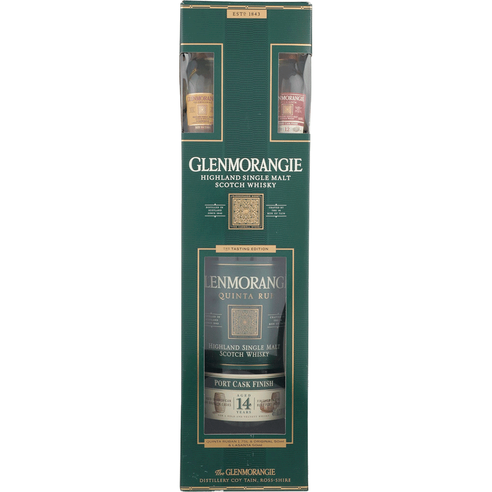 Glenmorangie Quinta Ruban 14 Year with Two 50mls Gift