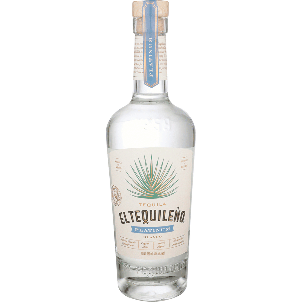 El Tequileno Platinum Blanco Tequila 750ml