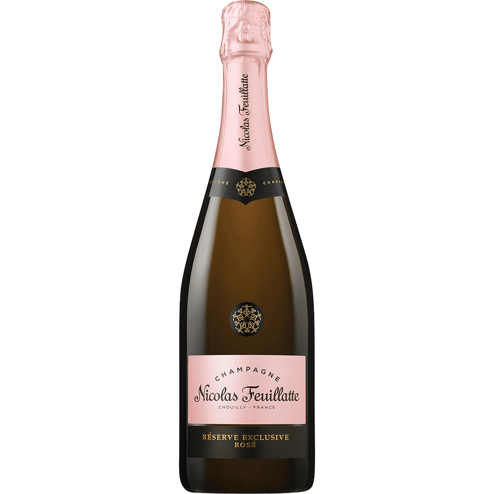 | Champagne Wine Feuillatte & Rose Brut More Total