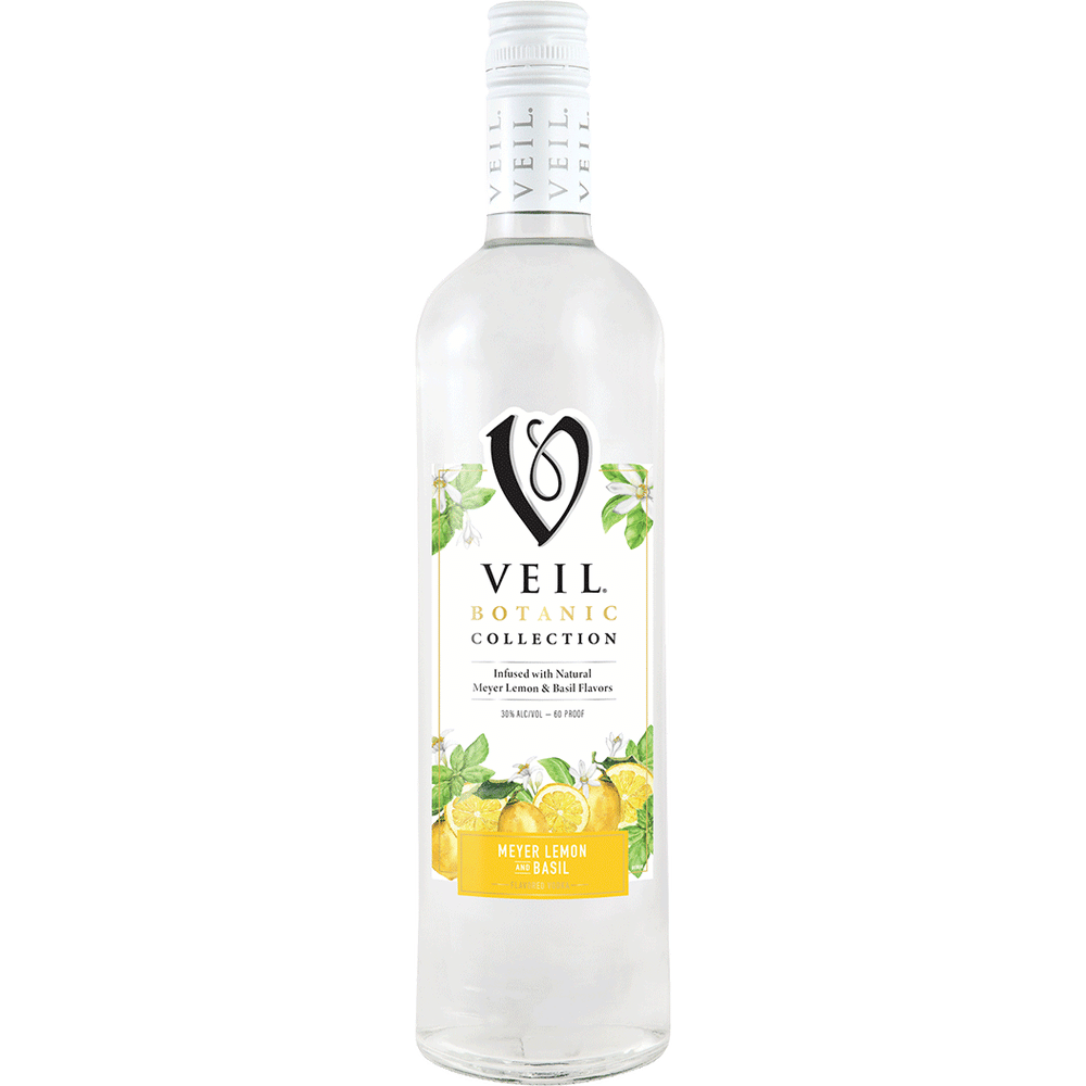 Veil Botanic Meyer Lemon & Basil Vodka 750ml