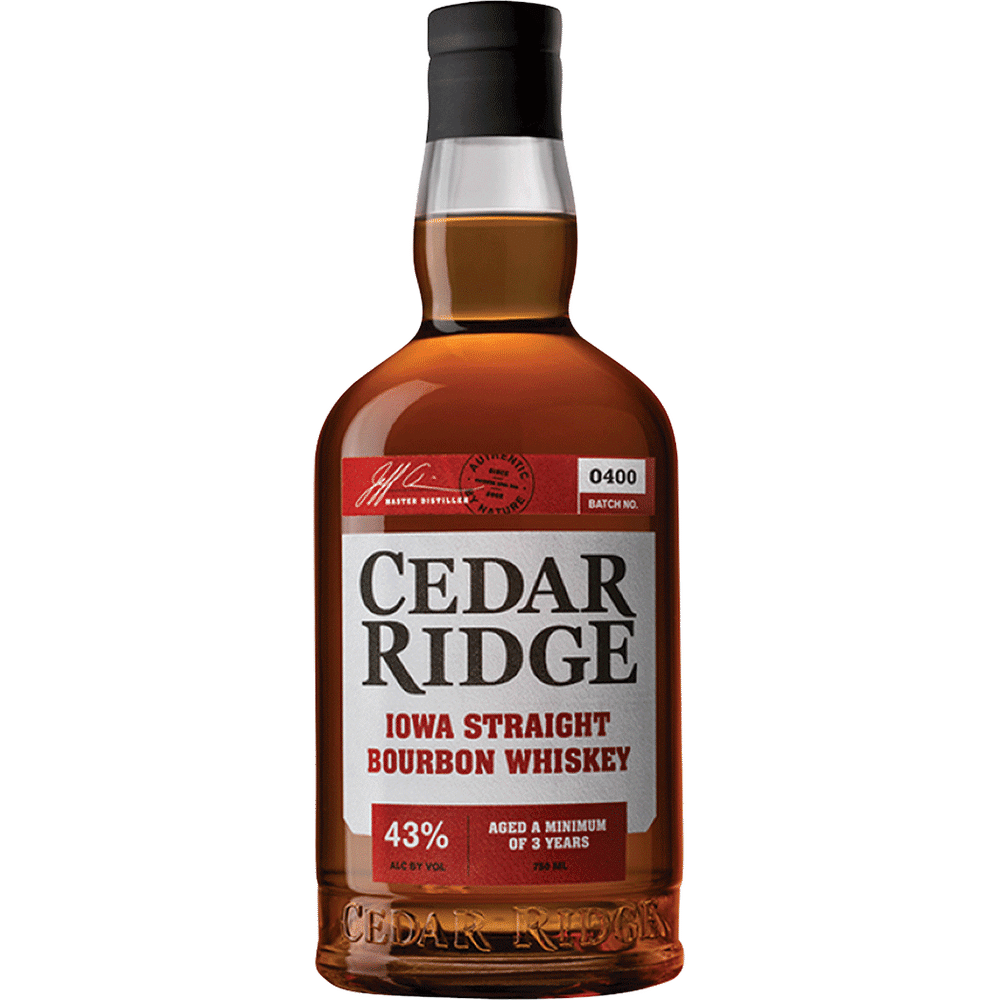 Cedar Ridge Iowa Bourbon Whiskey 750ml