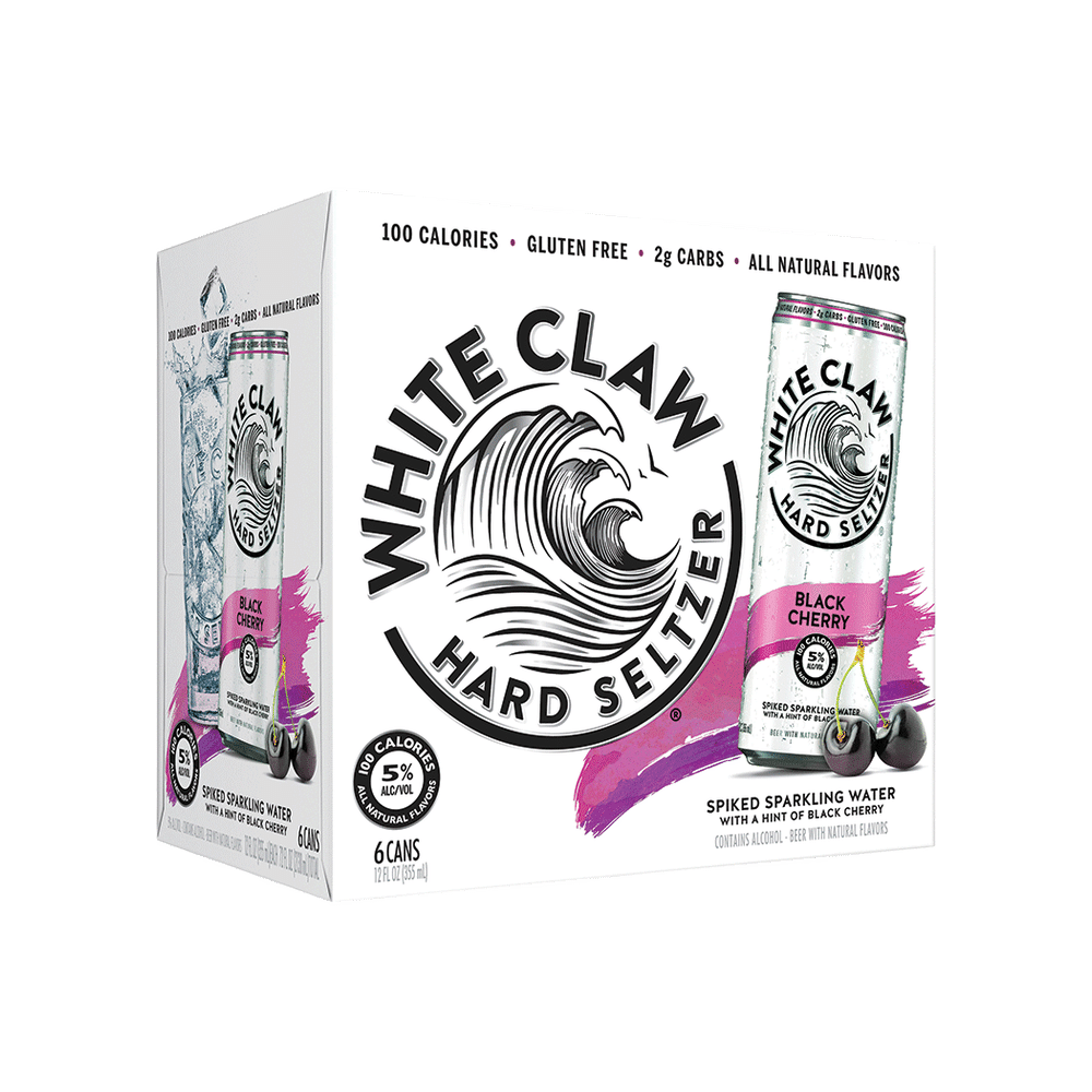White Claw Hard Seltzer Black Cherry 