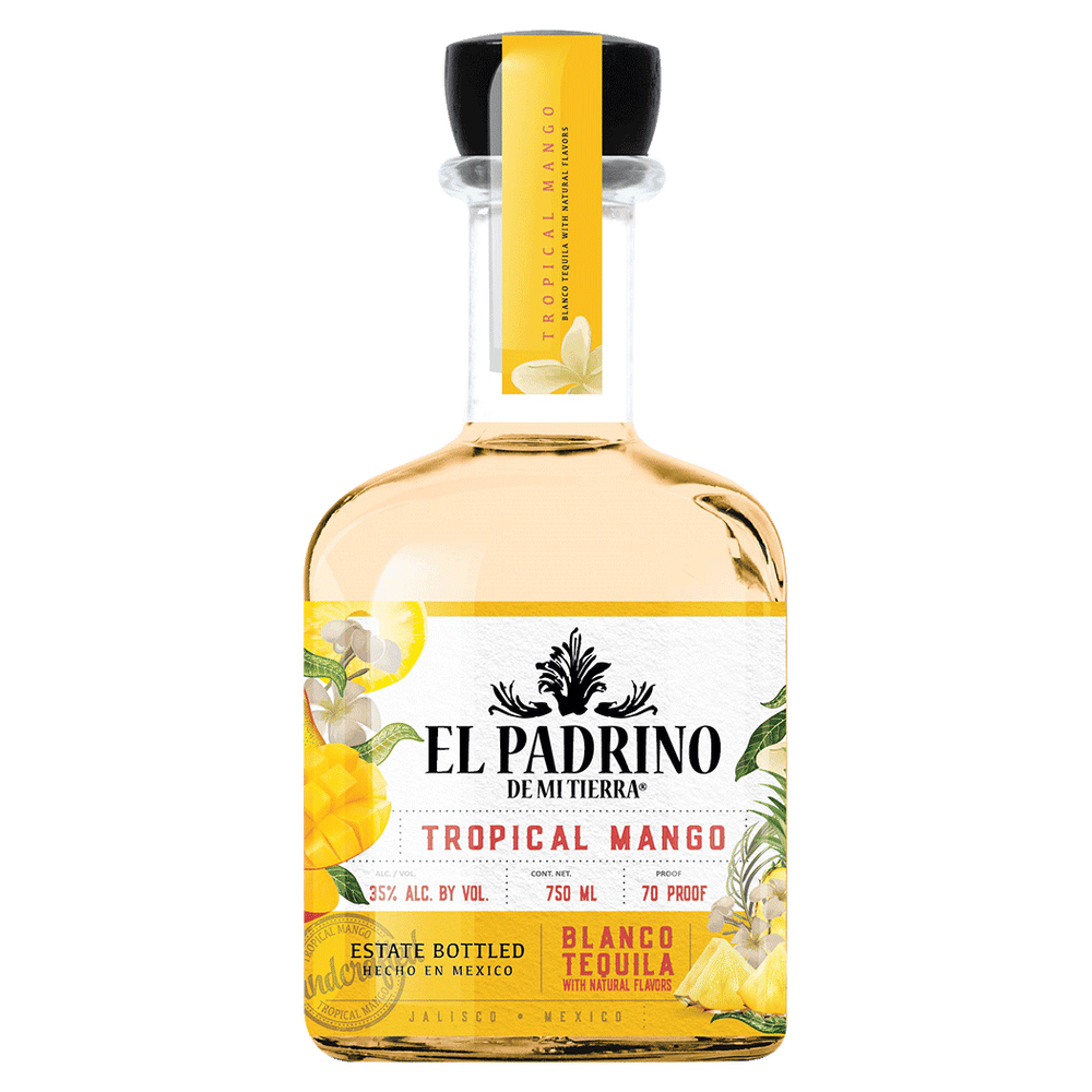 El Padrino Tropical Mango Tequila 750ml