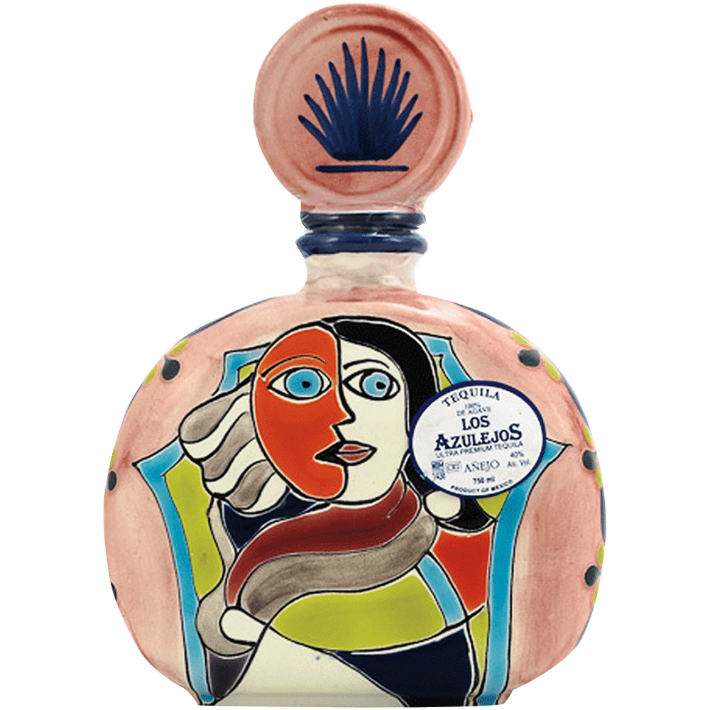 Azulejos Anejo Picasso Bottle Tequila 750ml