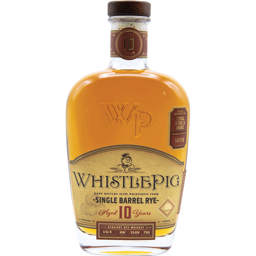 WhistlePig 10 Year Private Rye Barrel Select 750ml