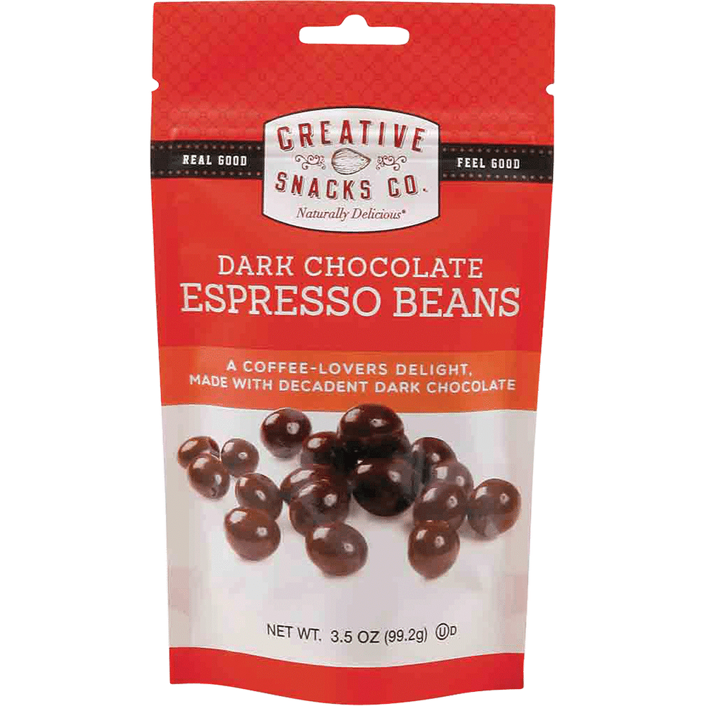 Creative Snacks Dark Chocolate Espresso Beans 3.5oz