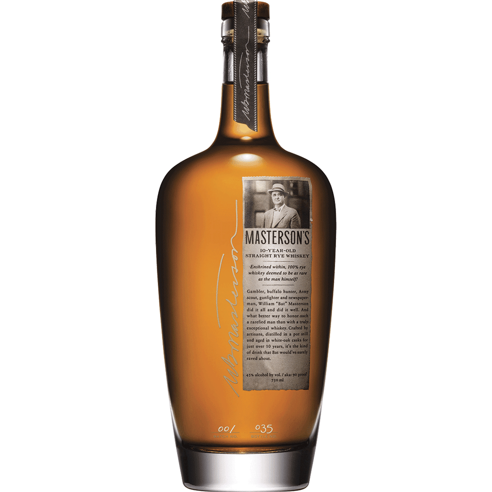 Masterson's Rye Whiskey 10 Year 750ml