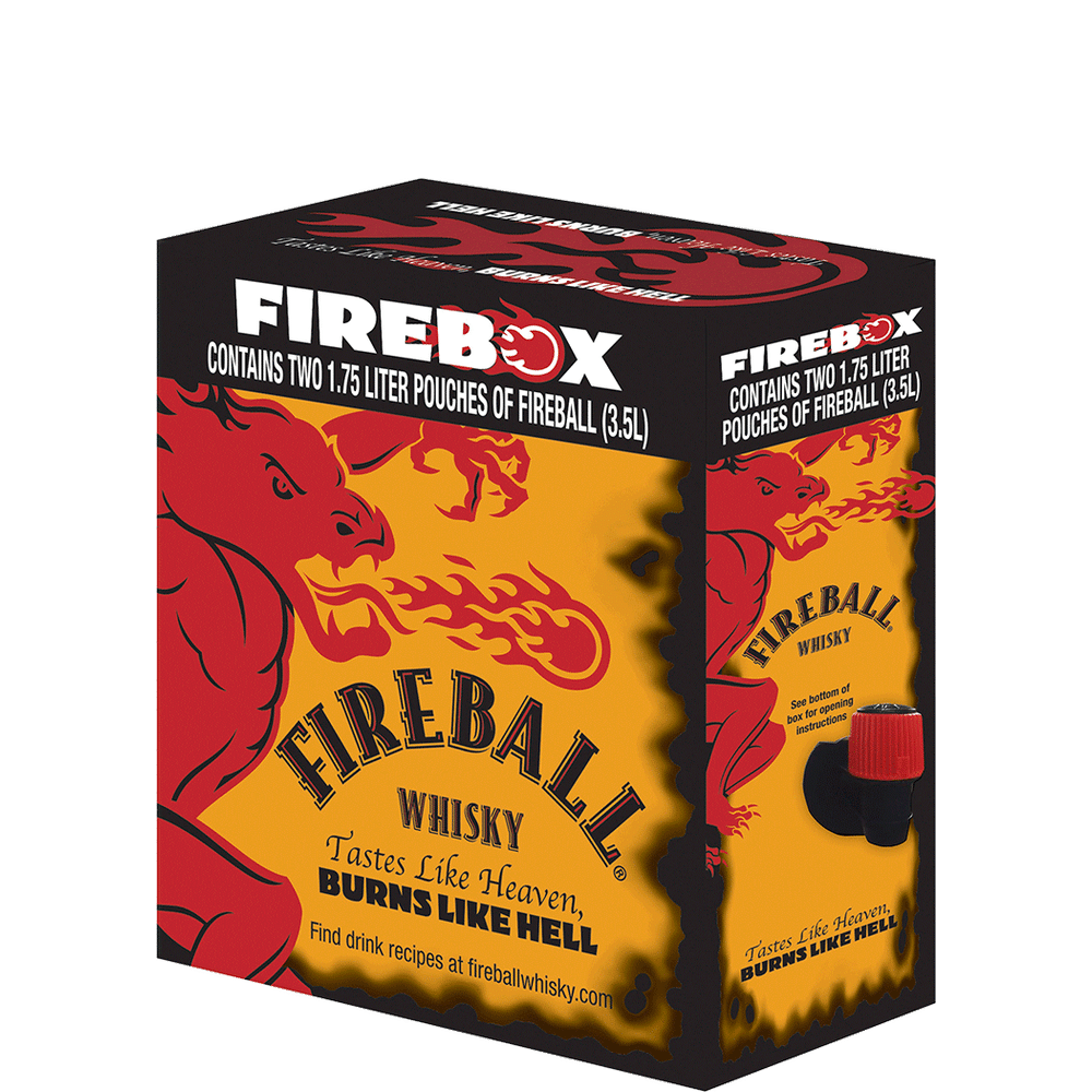 Fireball Cinnamon Whisky Firebox 3.5L Box