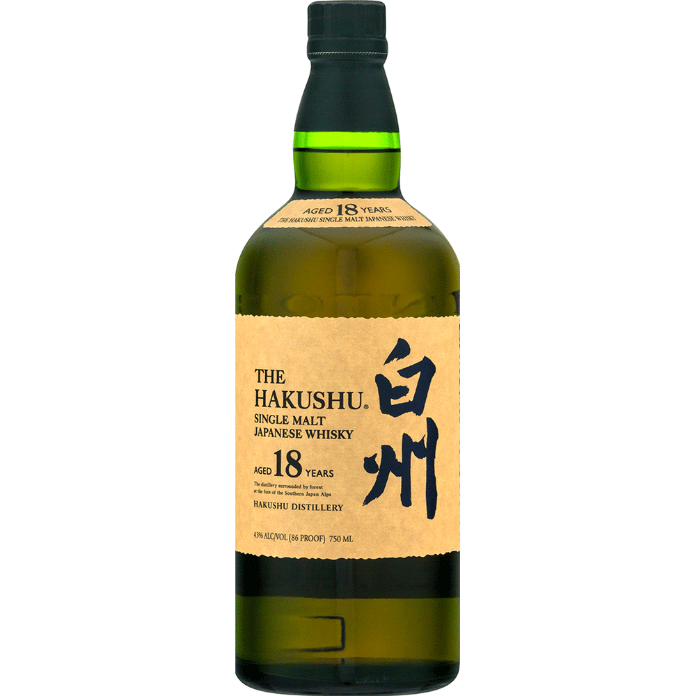 Hakushu Single Malt Japanese Whiskey 18 Year 750ml