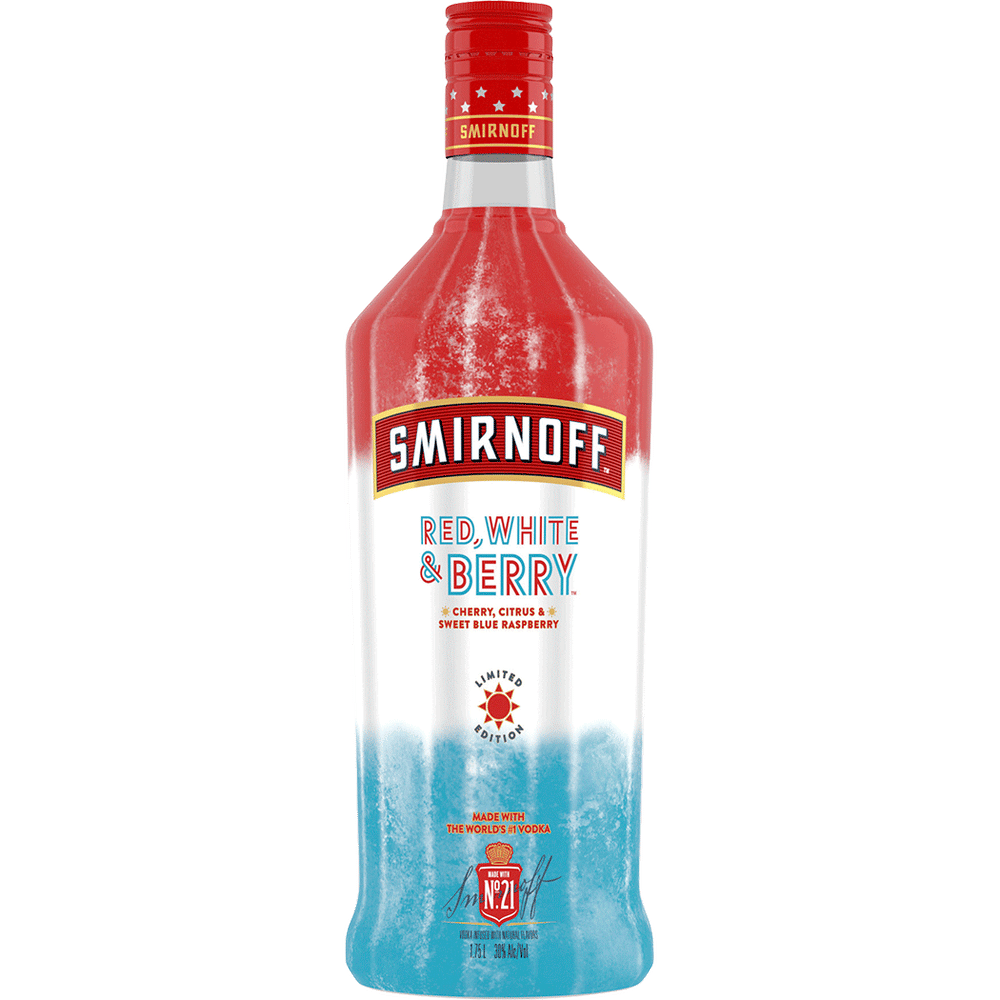 Smirnoff Red White & Berry Vodka 1.75L