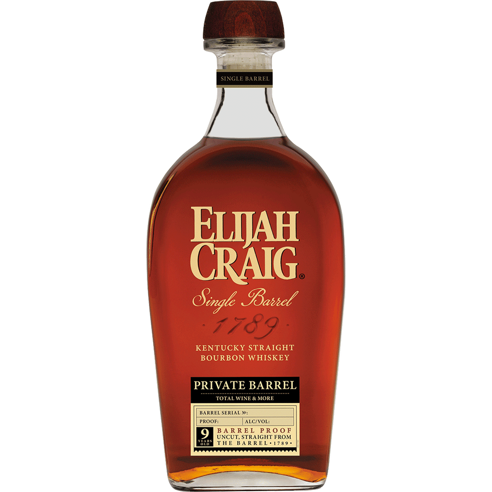 Elijah Craig Bourbon Barrel Proof Barrel Select Total Wine & More