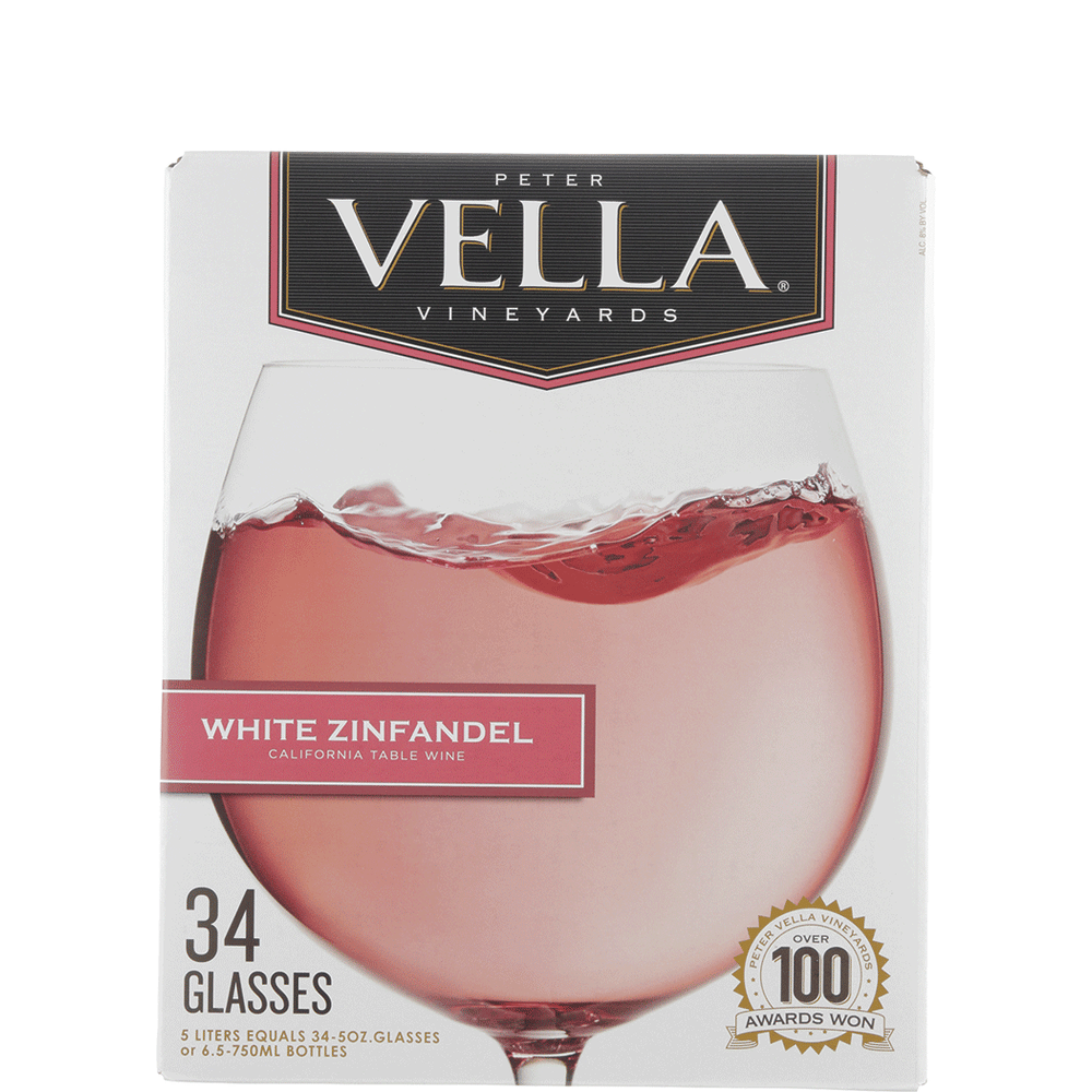 Peter Vella White Zinfandel 5L Box