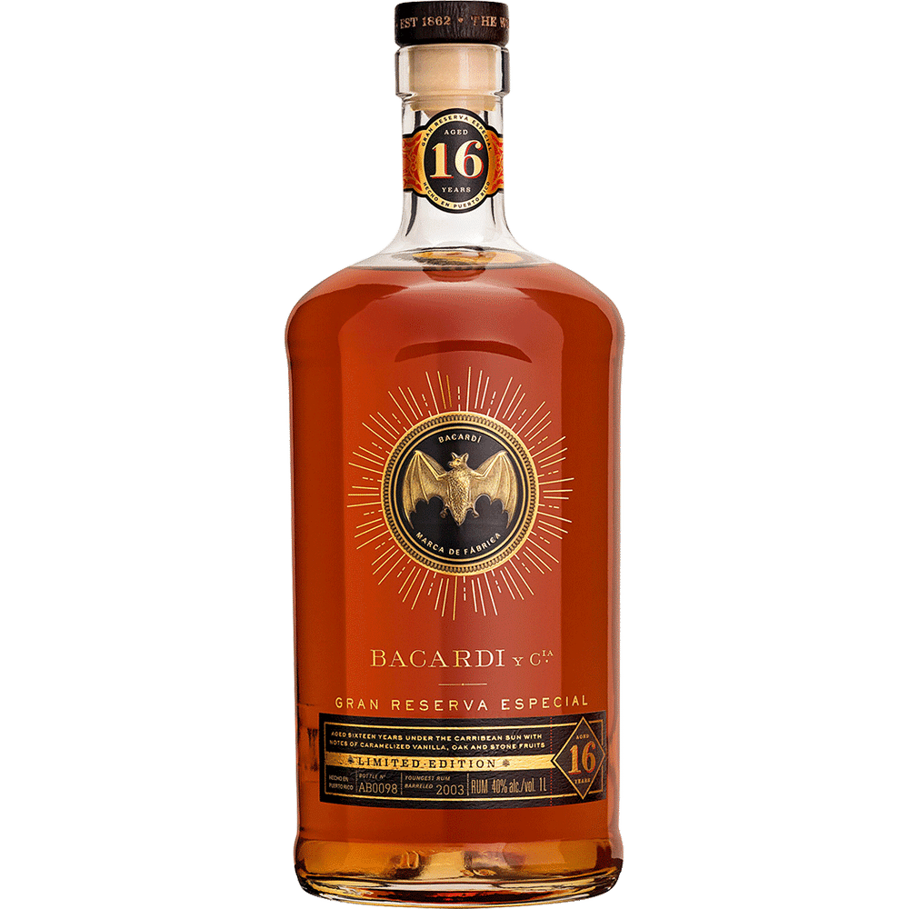 Bacardi 16 Year Gran Reserva Especial Rum 1L