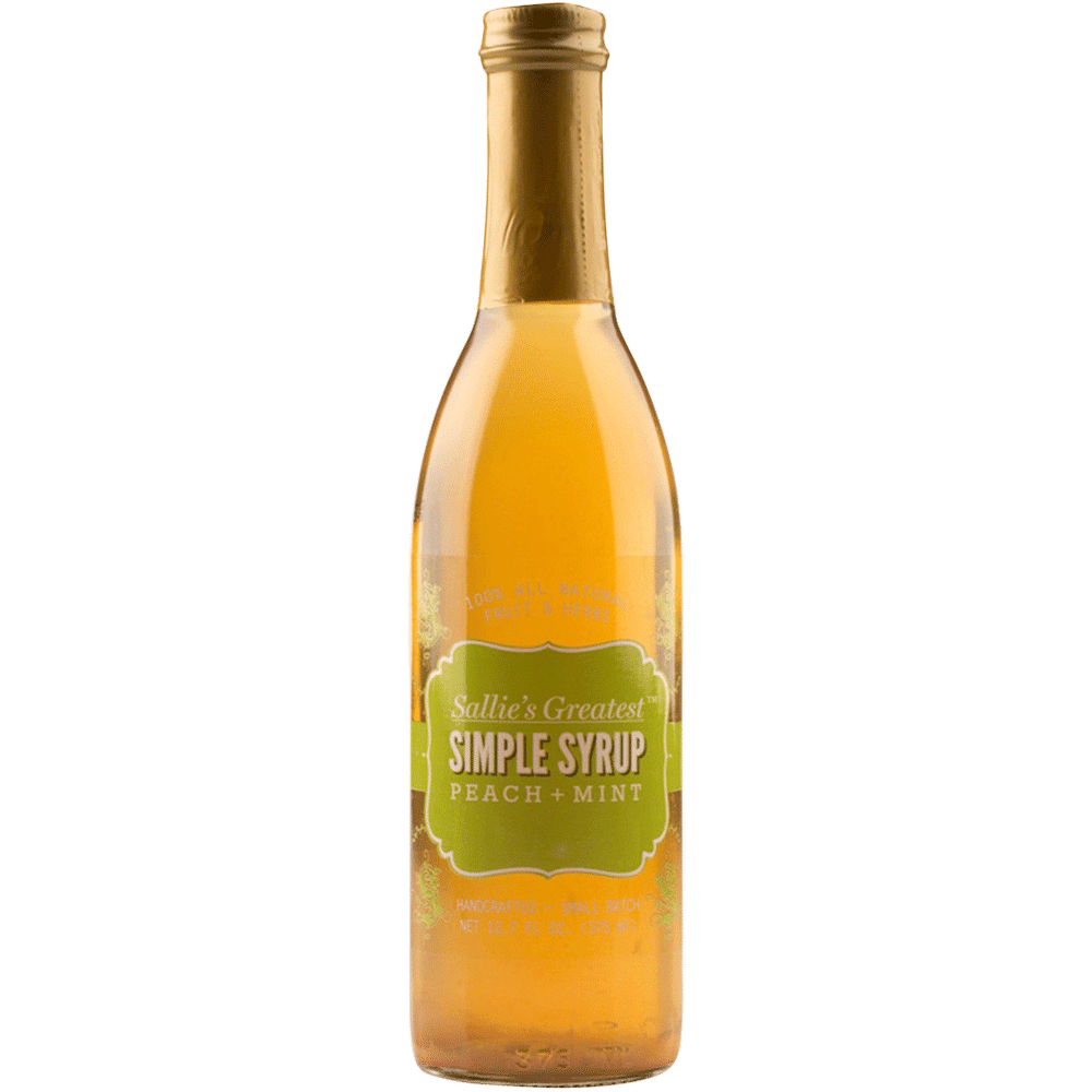 Sallie's Greatest Peach & Mint Simple Syrup Total Wine & More