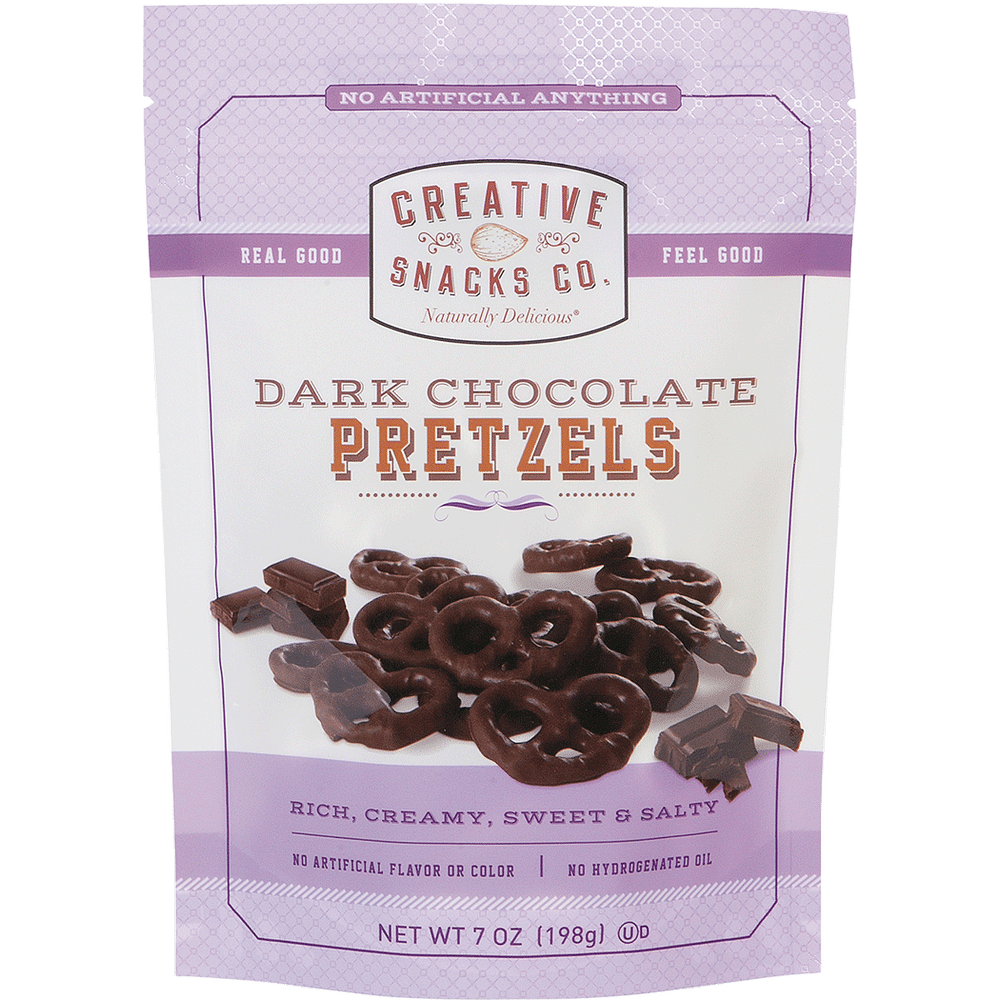 Creative Snacks Dark Chocolate Pretzels 7oz