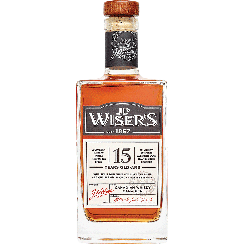 JP Wiser's 15 Yearr Canadian Whisky 750ml