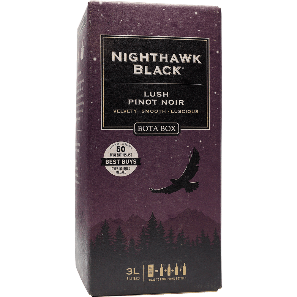 Bota Box Nighthawk Black Lush Pinot Noir 3L Box