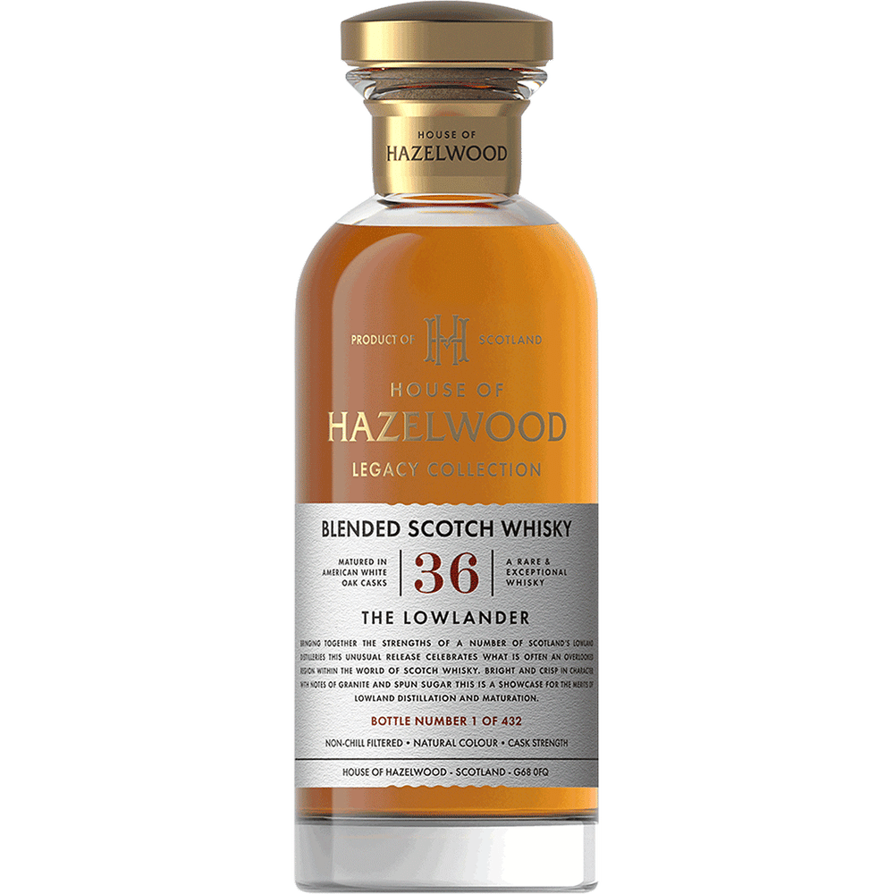 House of Hazelwood LC 36 The Lowlander Blended Scotch