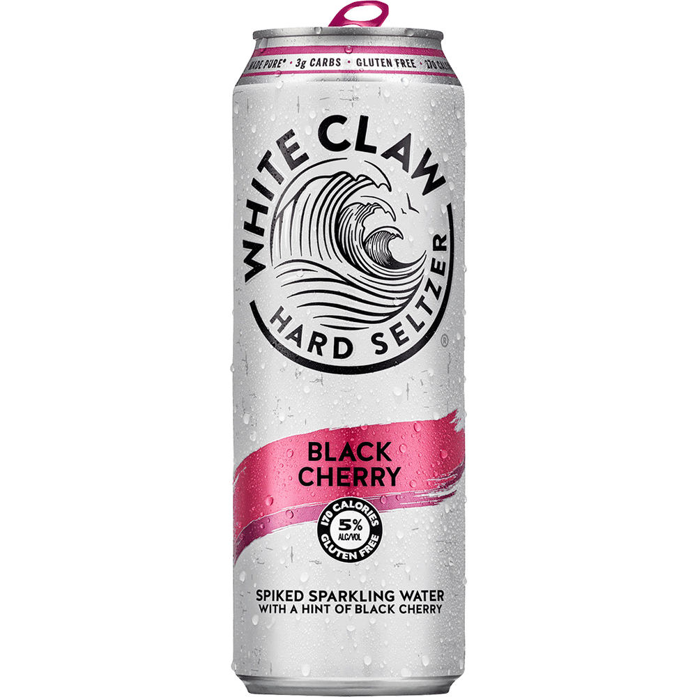 White Claw Hard Seltzer Black Cherry Total Wine More 19 2oz Can