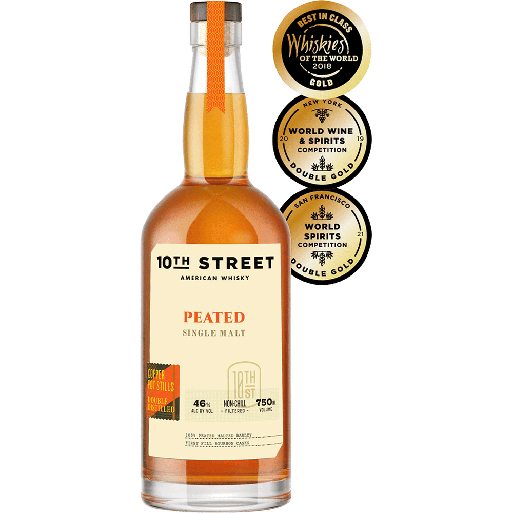 10th Street Single Malt American Whiskey 750ml