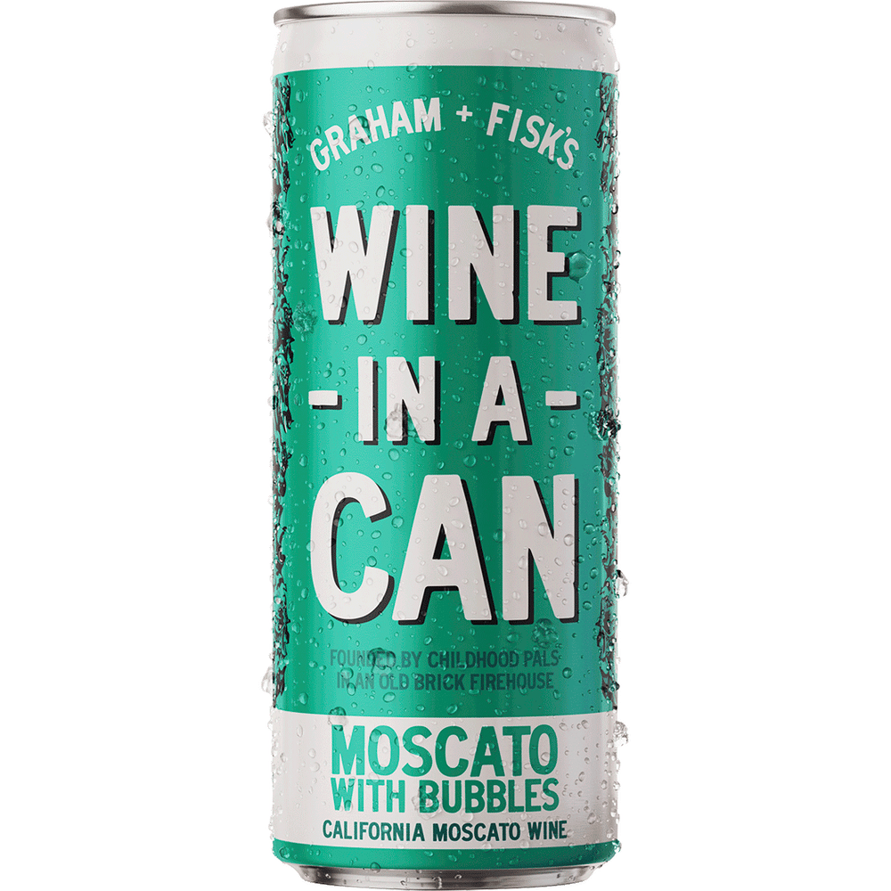 Graham And Fisk's Wine In A Can Graham+Fisk's Wine-In-A-Can Moscato with Bubbles | Total Wine & More