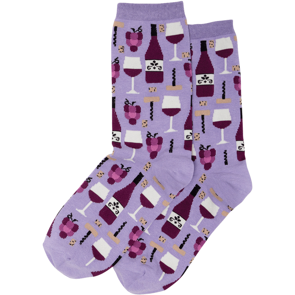 Hot Sox Women's Wine Socks 