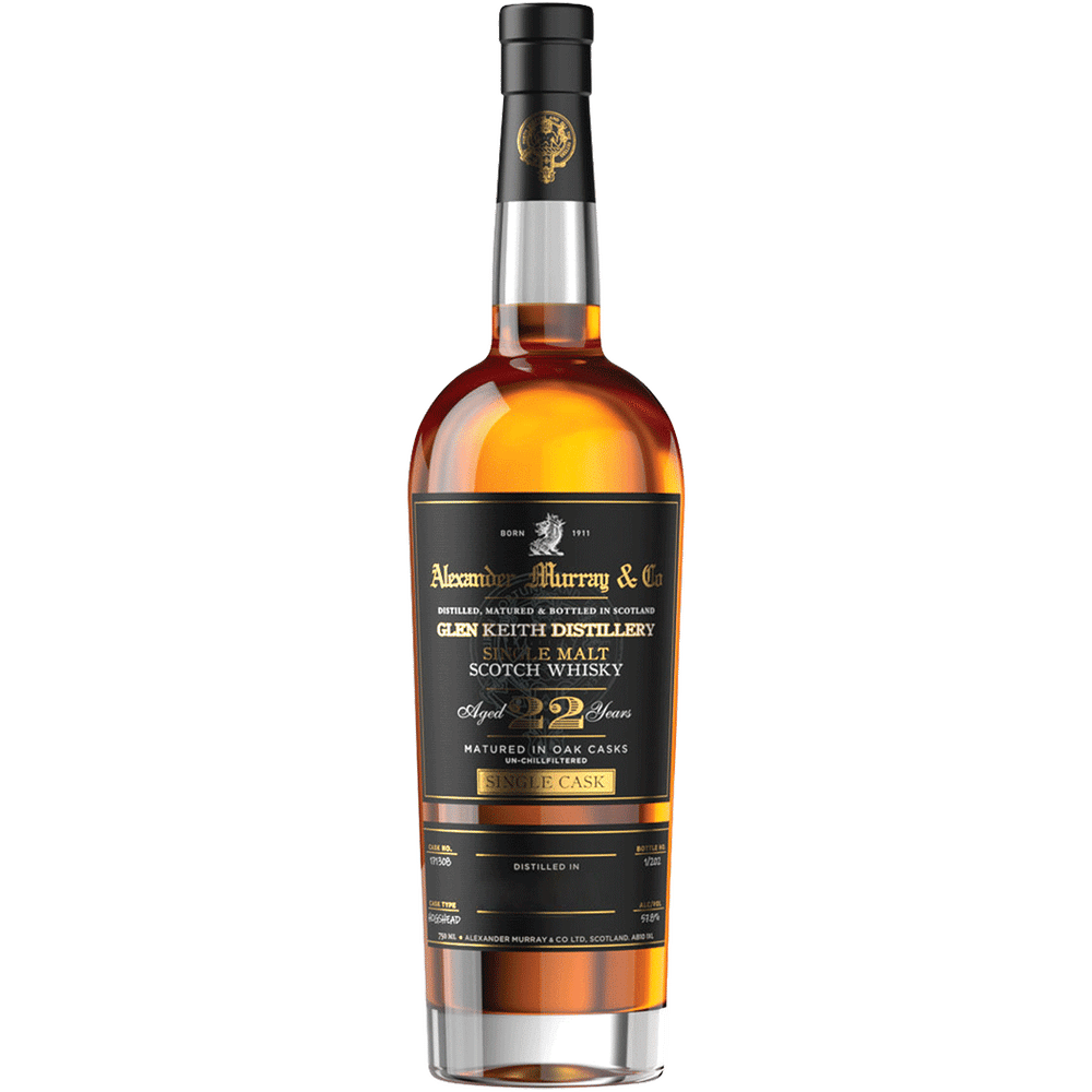 Alexander Murray Glen Keith 22Yr Cask171308 Speyside Single Malt