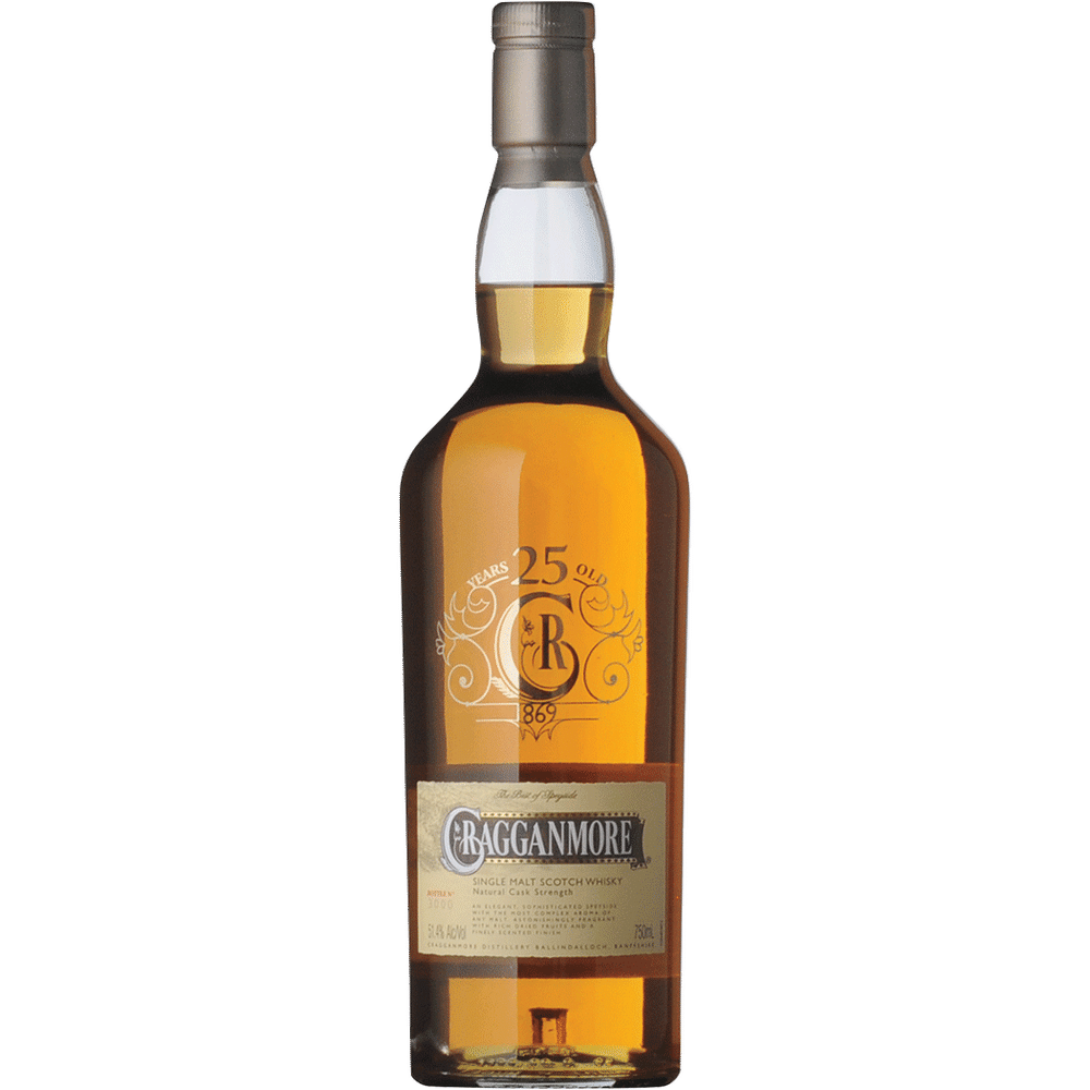 Cragganmore 25 Yr 750ml