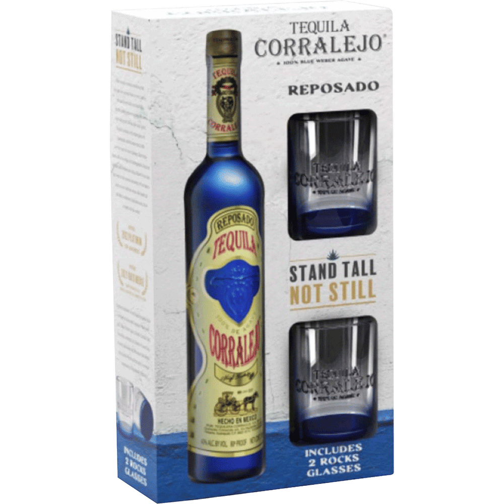 Corralejo Reposado with 2 Rocks Glasses Total Wine & More