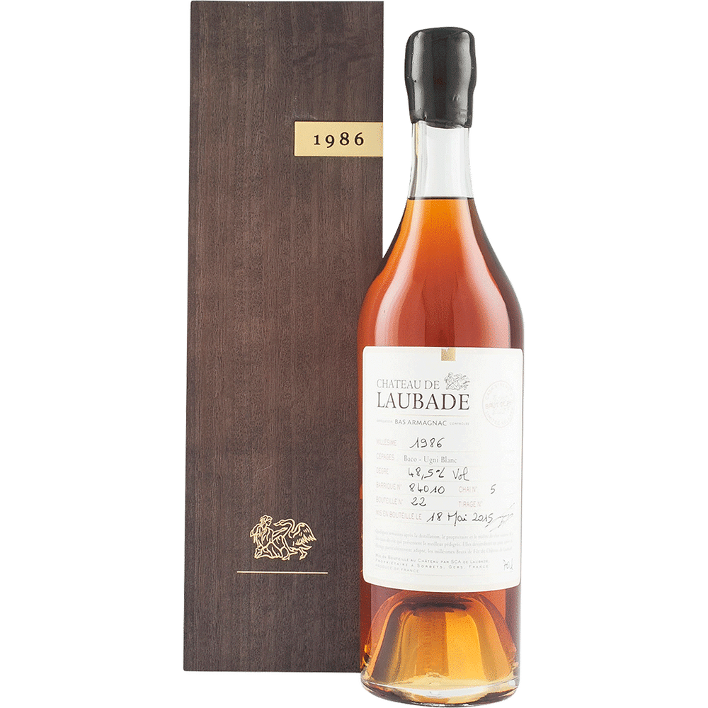 【送料関税無料】 Cask Laubade de Ch Strength More & Wine Total | 1986 ブランデー