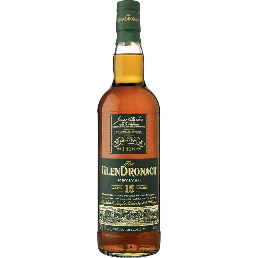 Glendronach 15 Year Revival Single Malt Scotch Whisky 750ml