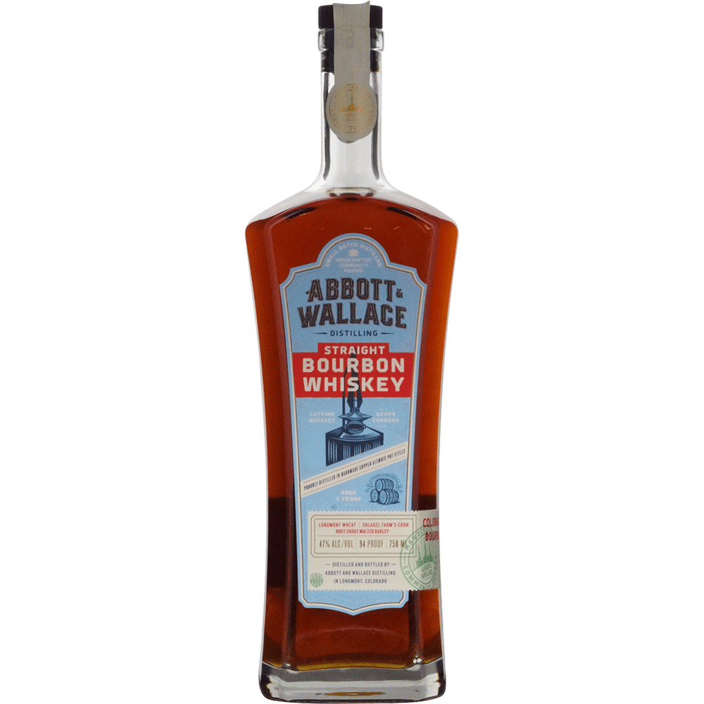 Abbott & Wallace Straight Bourbon Whiskey 750ml