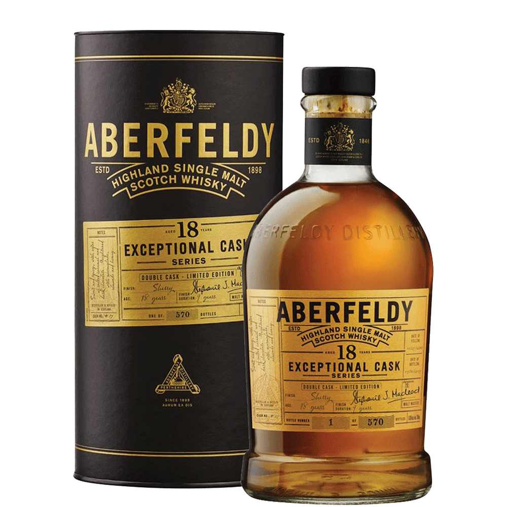 Aberfeldy 18 Yr Exceptional Cask Single Malt Scotch Whisky 750ml