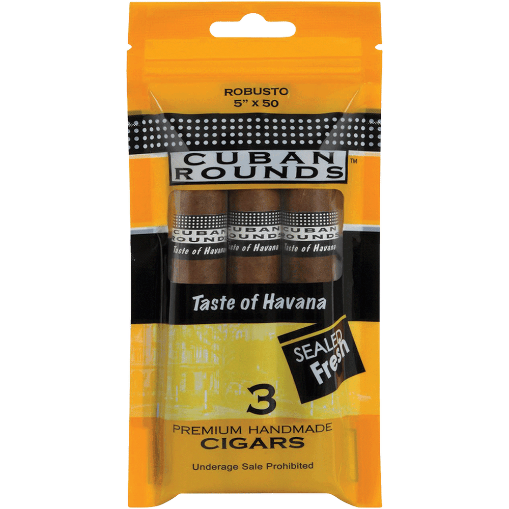Cuban Rounds Robusto Fresh Pack each
