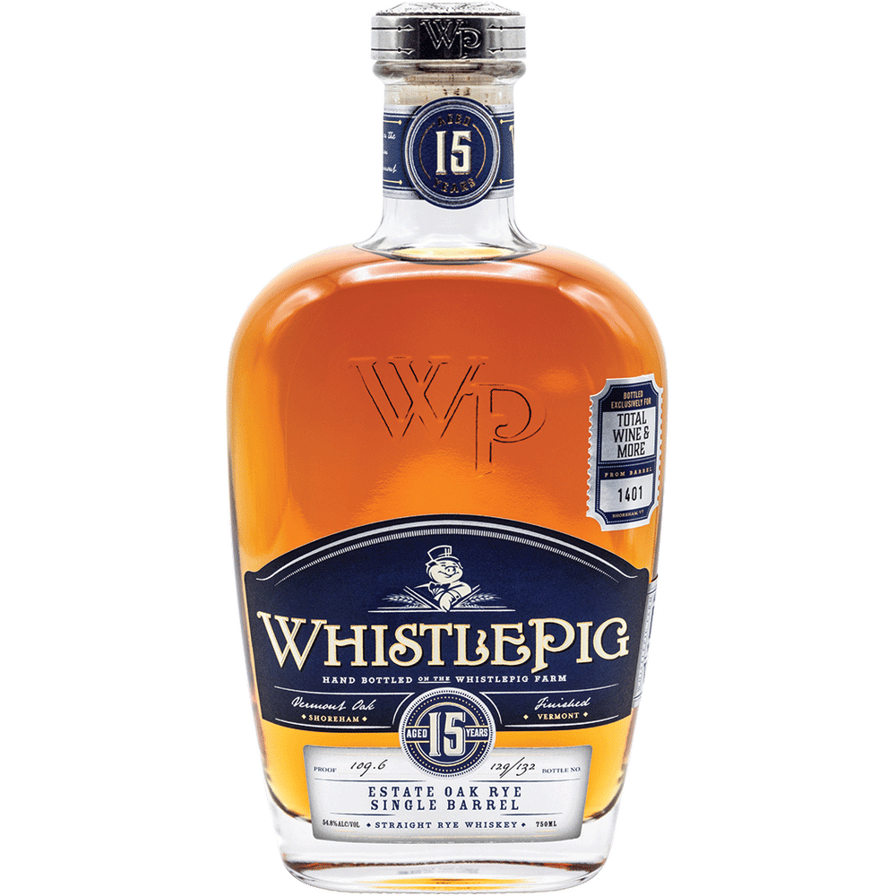 WhistlePig 15 Yr Rye Cask Strength Barrel Select 750ml