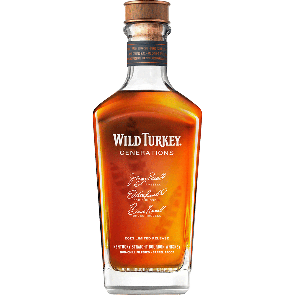 Wild Turkey Generations 2023 Limited Release Bourbon | Total Wild Turkey Generations 2023 Limited Release Bourbon | Total