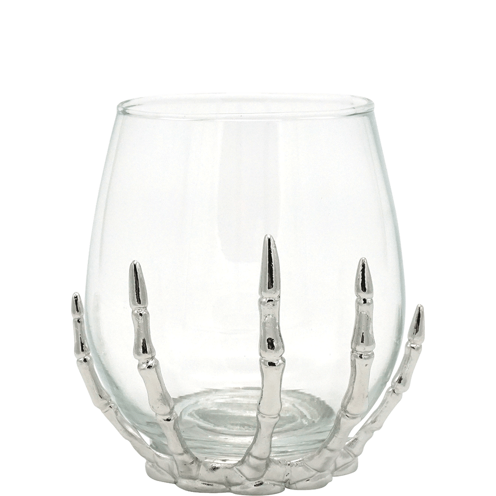 Metal Skeleton Hand Stemless Total Wine & More