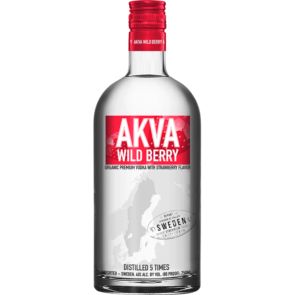Akva Wild Berry Swedish Vodka 750ml
